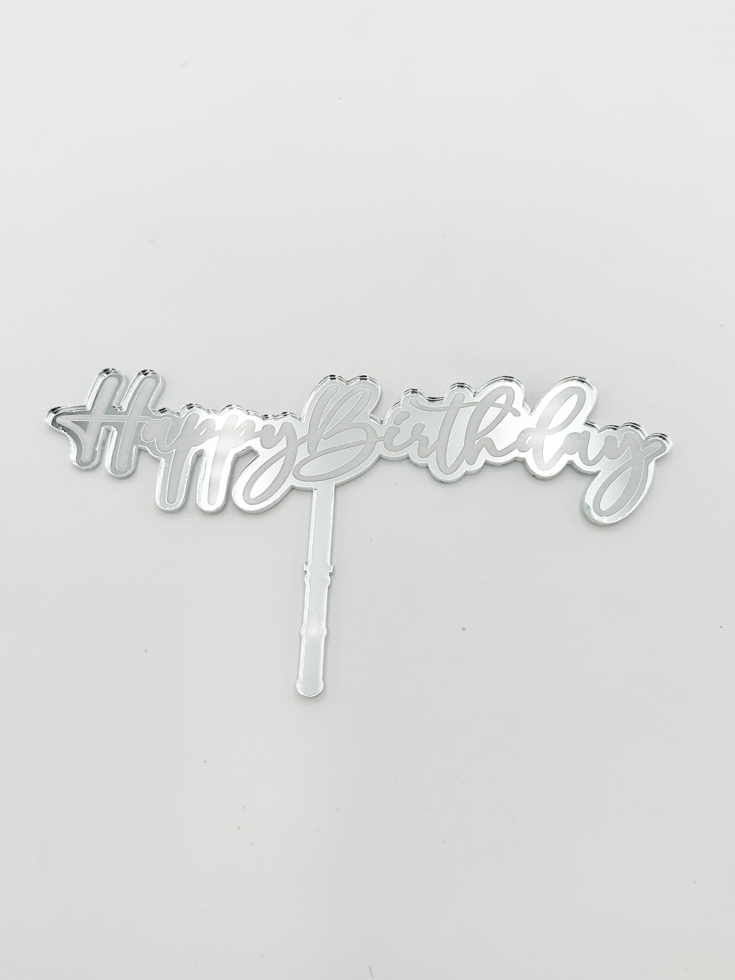 Cake Topper - Silver